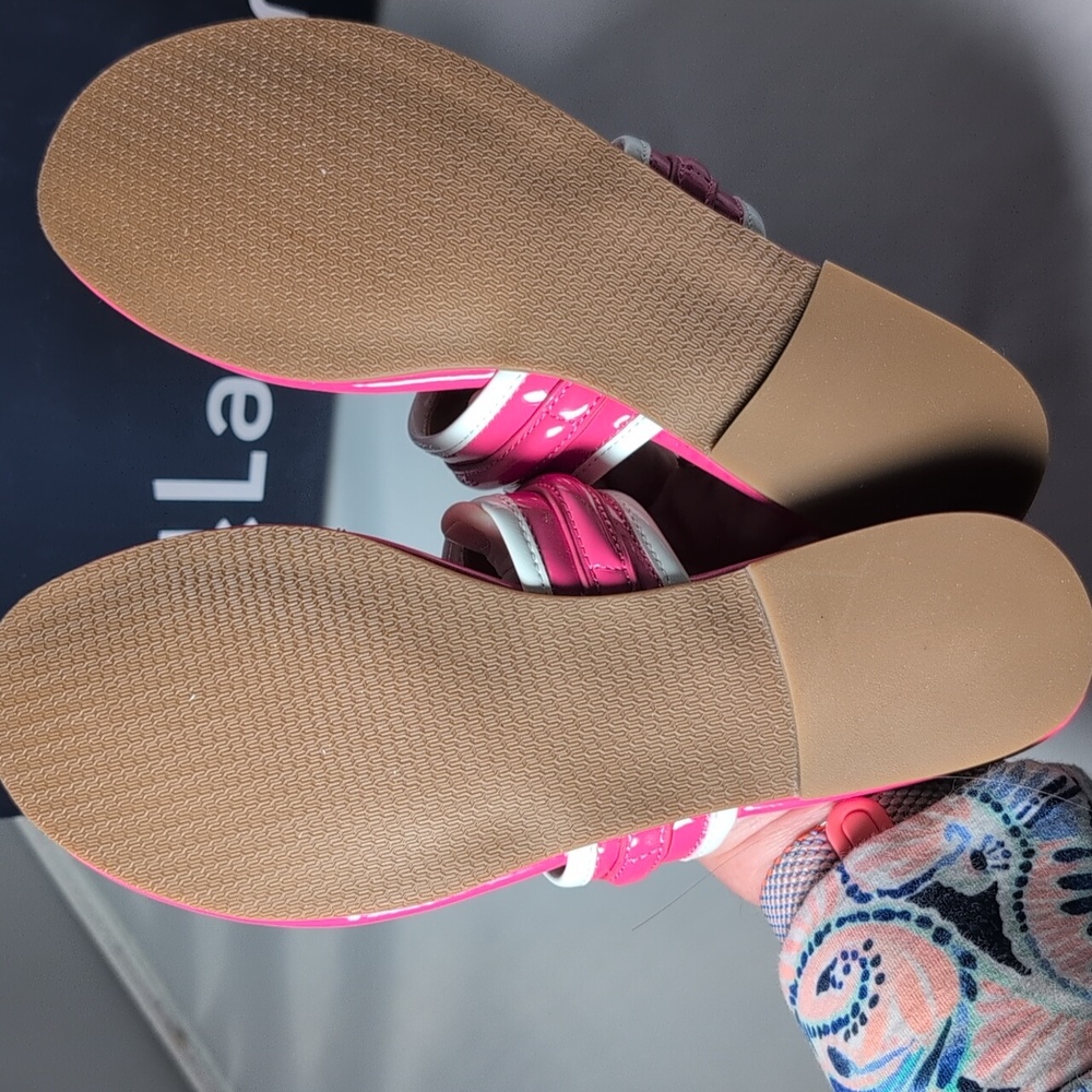 J. McLaughlin Nixi Flat Pink Sandals - Picture 3 of 11